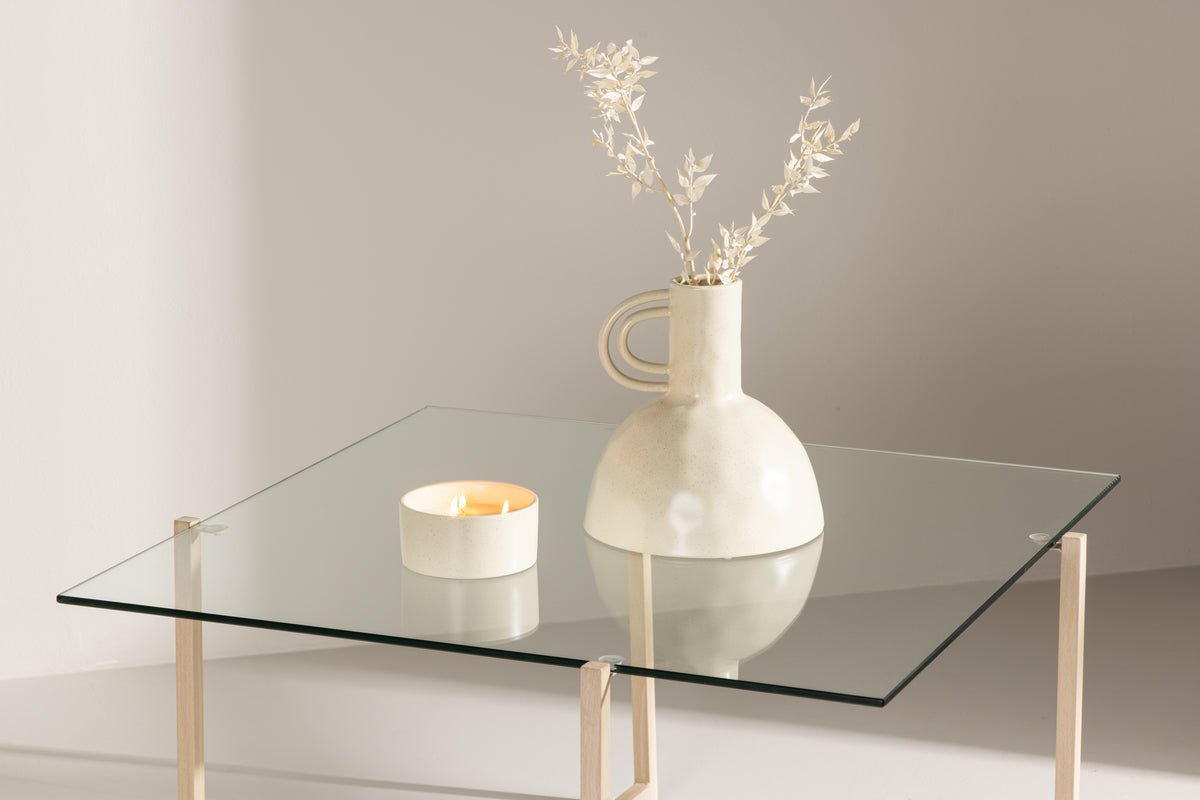 Konferenčný stolík Donna - s doskou z skla