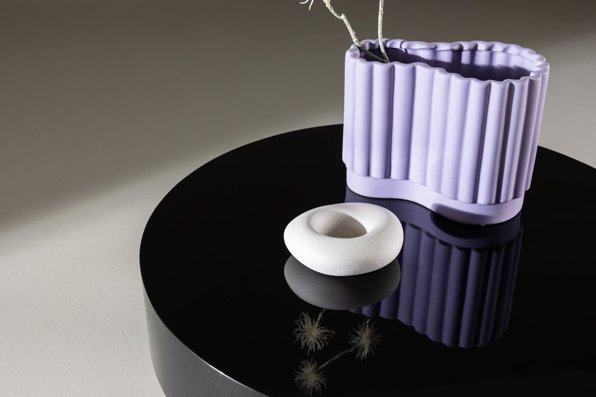 Konferenčný stolík/príručný stolík Maron - v lesklom Czarny