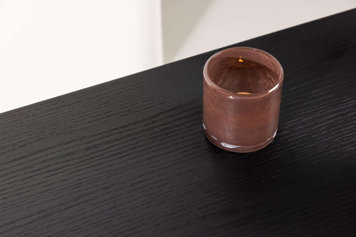 Konferenčný stolík Fernando - v drevenom vzhľade s oceľovým rámom