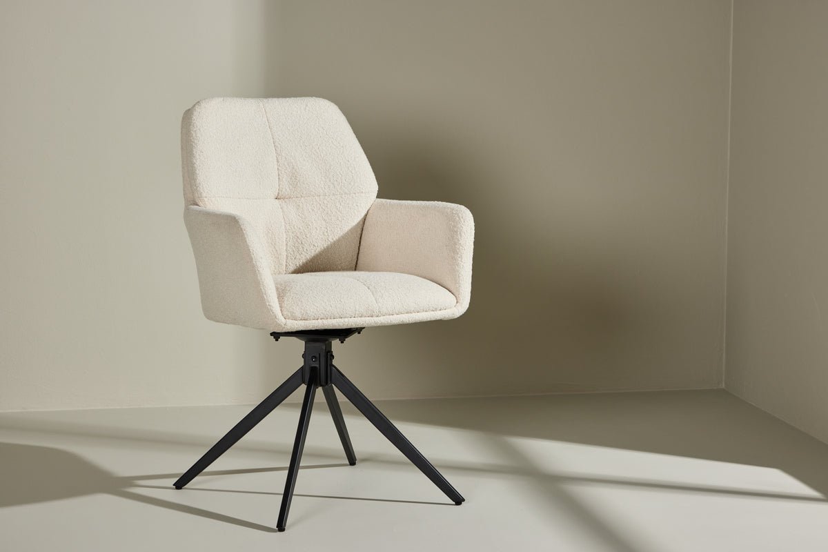 Sada 2 ks - stolička Marko ľahká na údržbu v farbách Hnedá alebo Bielá