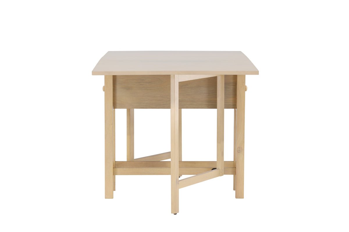 Jedálenský stôl Martha - obdĺžnikový rozťahovací jedálenský stôl natretý