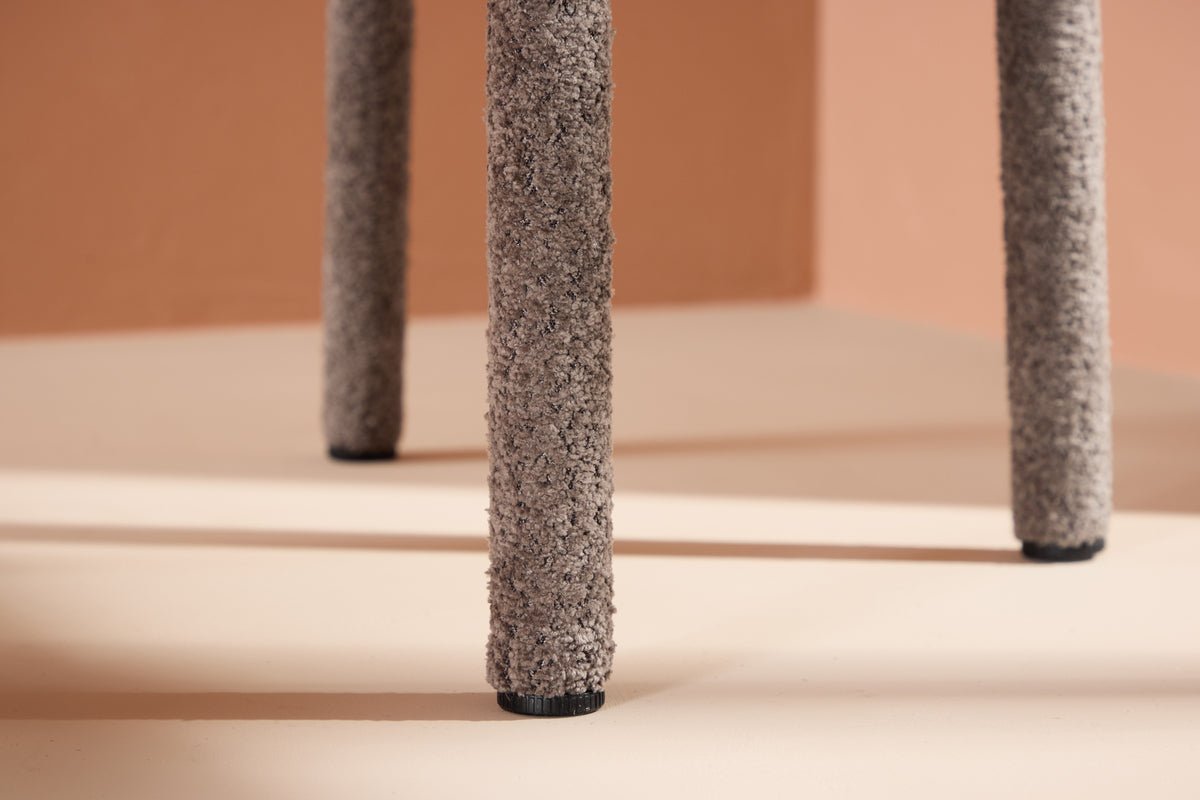 Sada 2 ks - stolička Marie s poťahom z bouclé látky