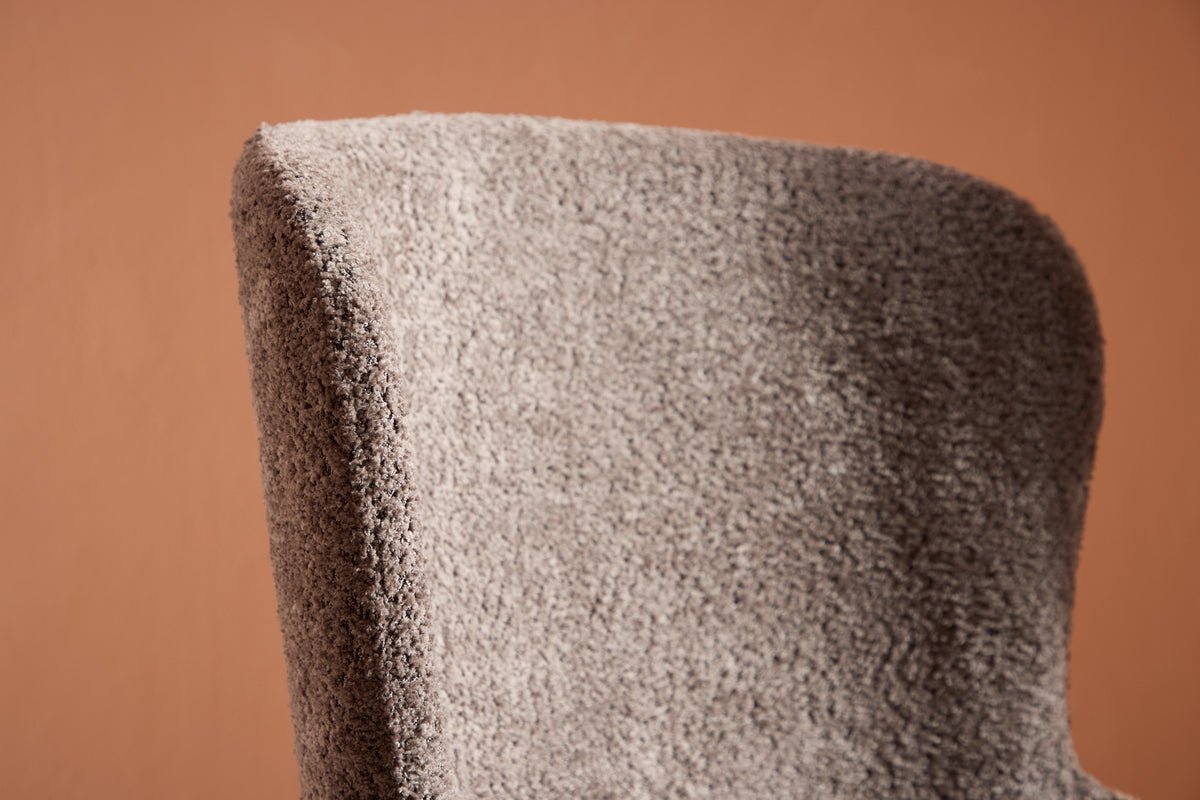 Sada 2 ks - stolička Marie s poťahom z bouclé látky