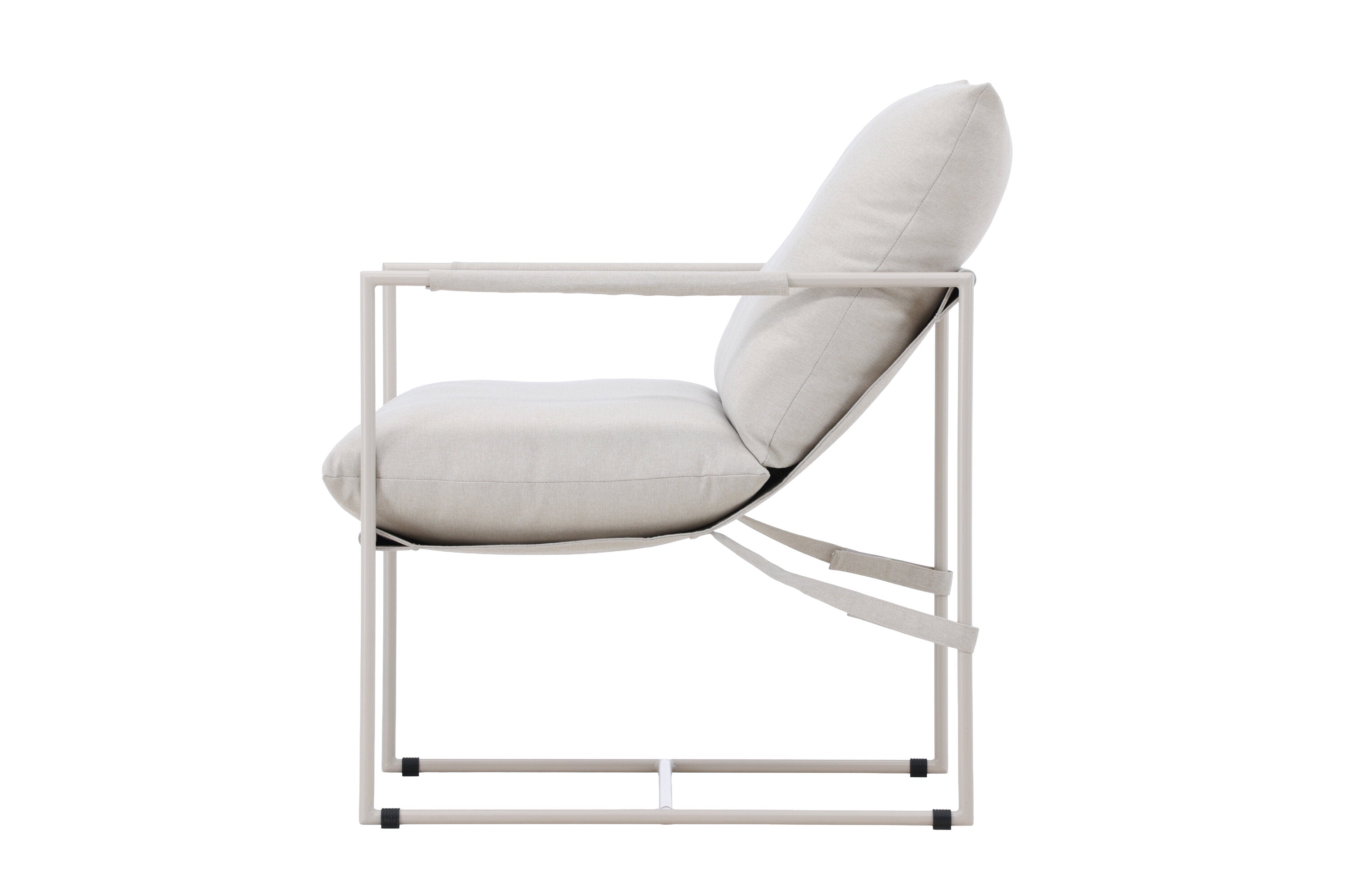 Stuhl Brika - In Beige mit Sitzkissen