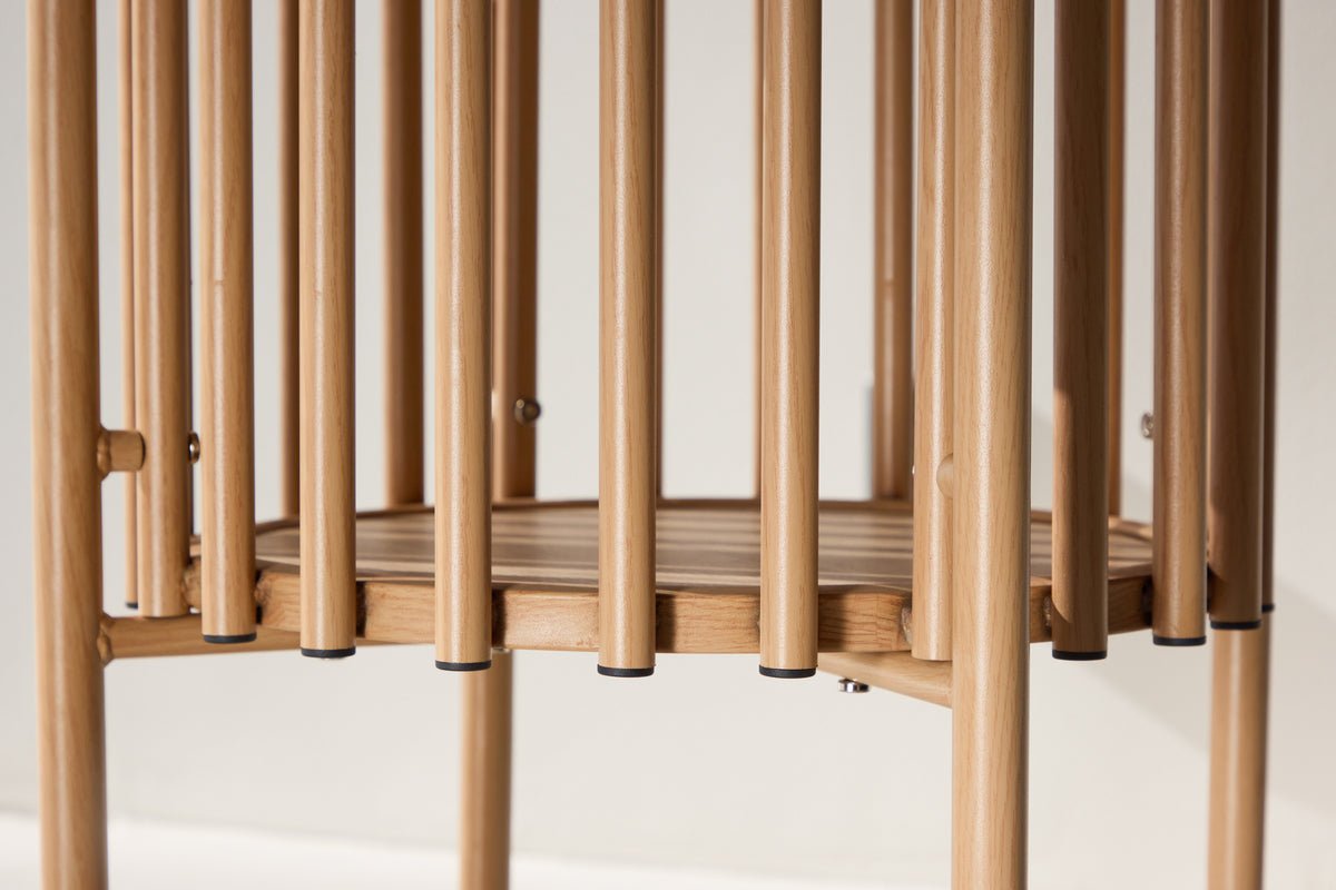 Beistelltisch Rubius – in Holzoptik