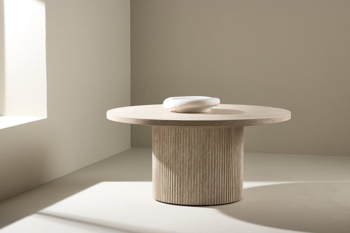 Konferenčný stolík Tino Big - s ryhovaným stojanom