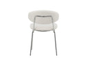 Sada 2 ks - Stolička Seville s poťahom z bouclé pre teplo a štruktúru