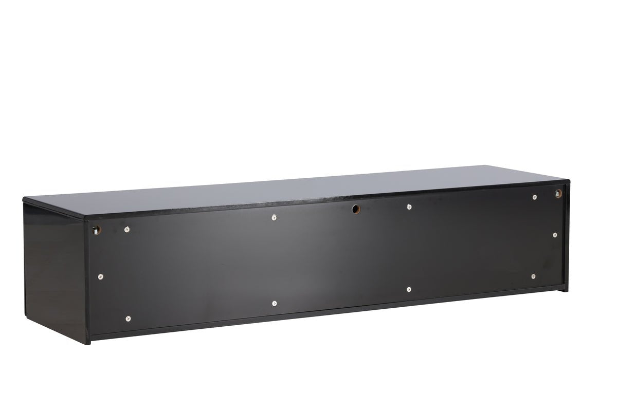 Designer TV-Lowboard Noirra – Schwebendes Design in Schwarz