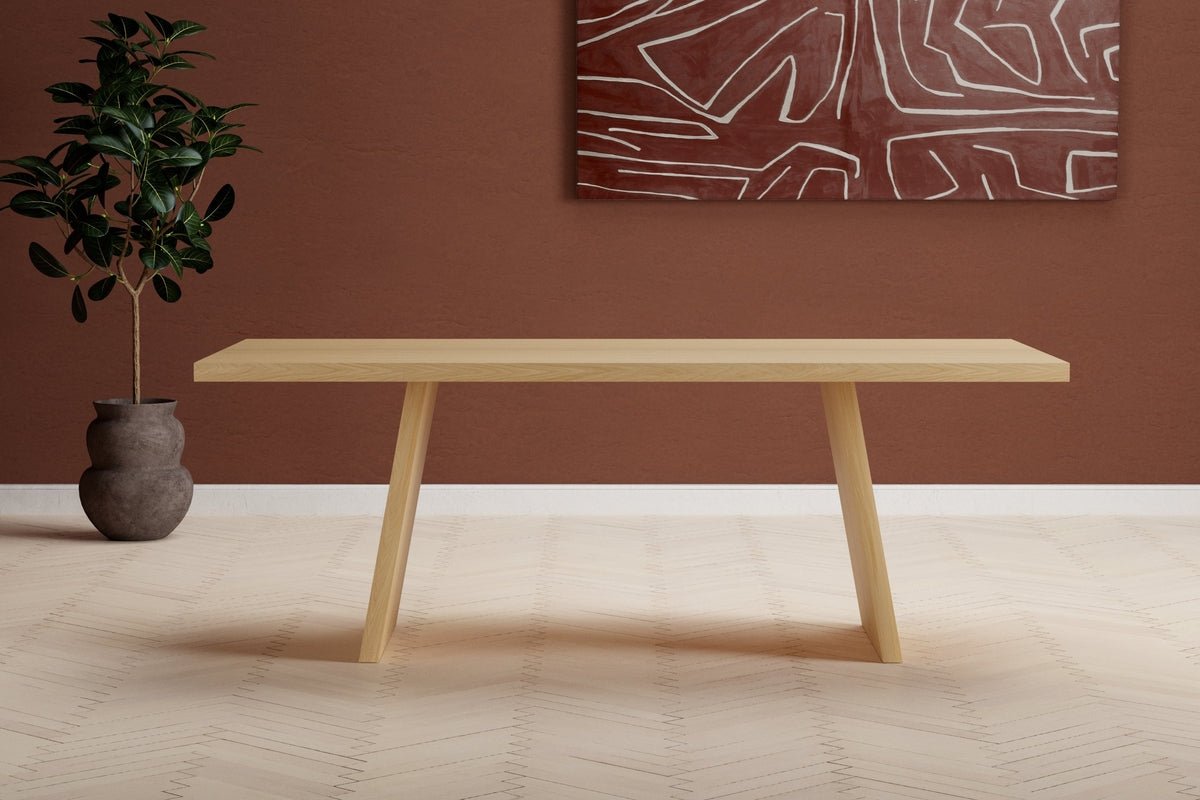 Jedálenský stôl Ana - v prírodnom vzhľade pre jedáleň a kuchyňu