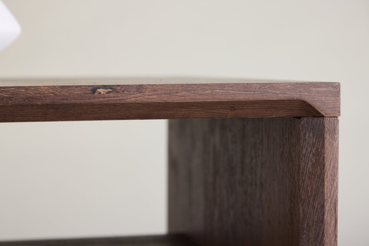 Couchtisch Boris - in Mokka mit Holzoptik