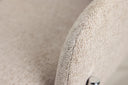 Stolička Helora v béžovej farbe z polyester-lanového materiálu