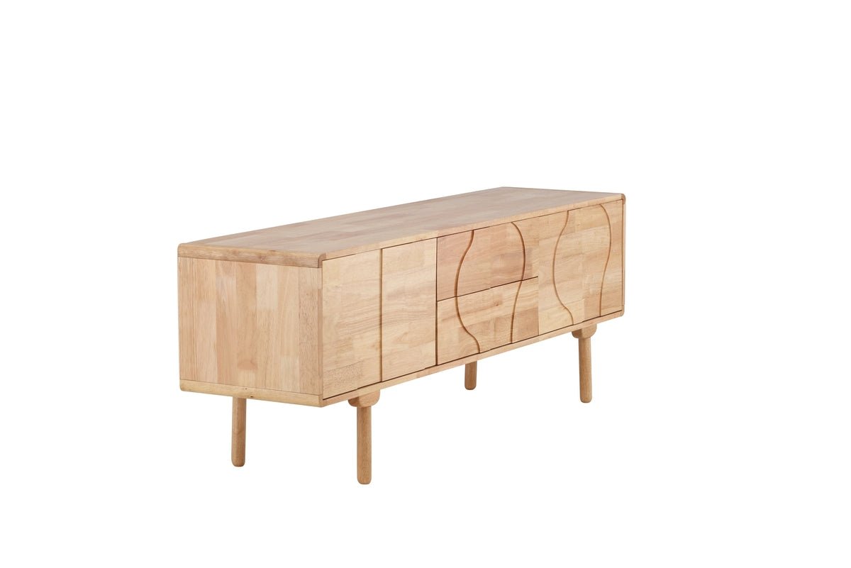 Kommode Feri - 180 cm Sideboard aus Gummibaumholz