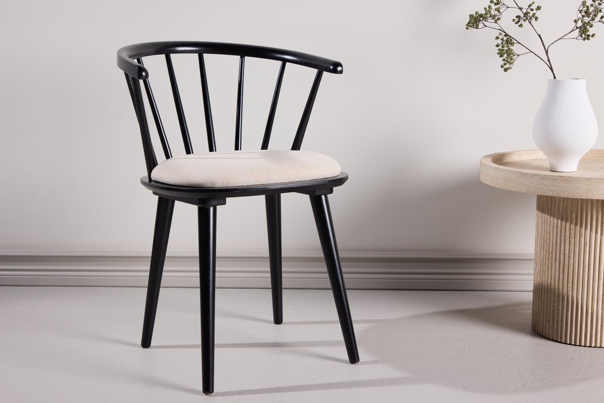 2er Set - Stuhl Ballado mit fest vernähtem Sitzkissen