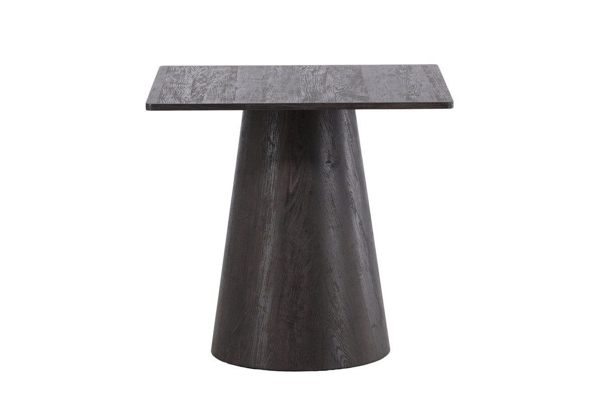 Jedálenský stôl Moreno – štvorcový stôl 80x80 cm v farbe mocca