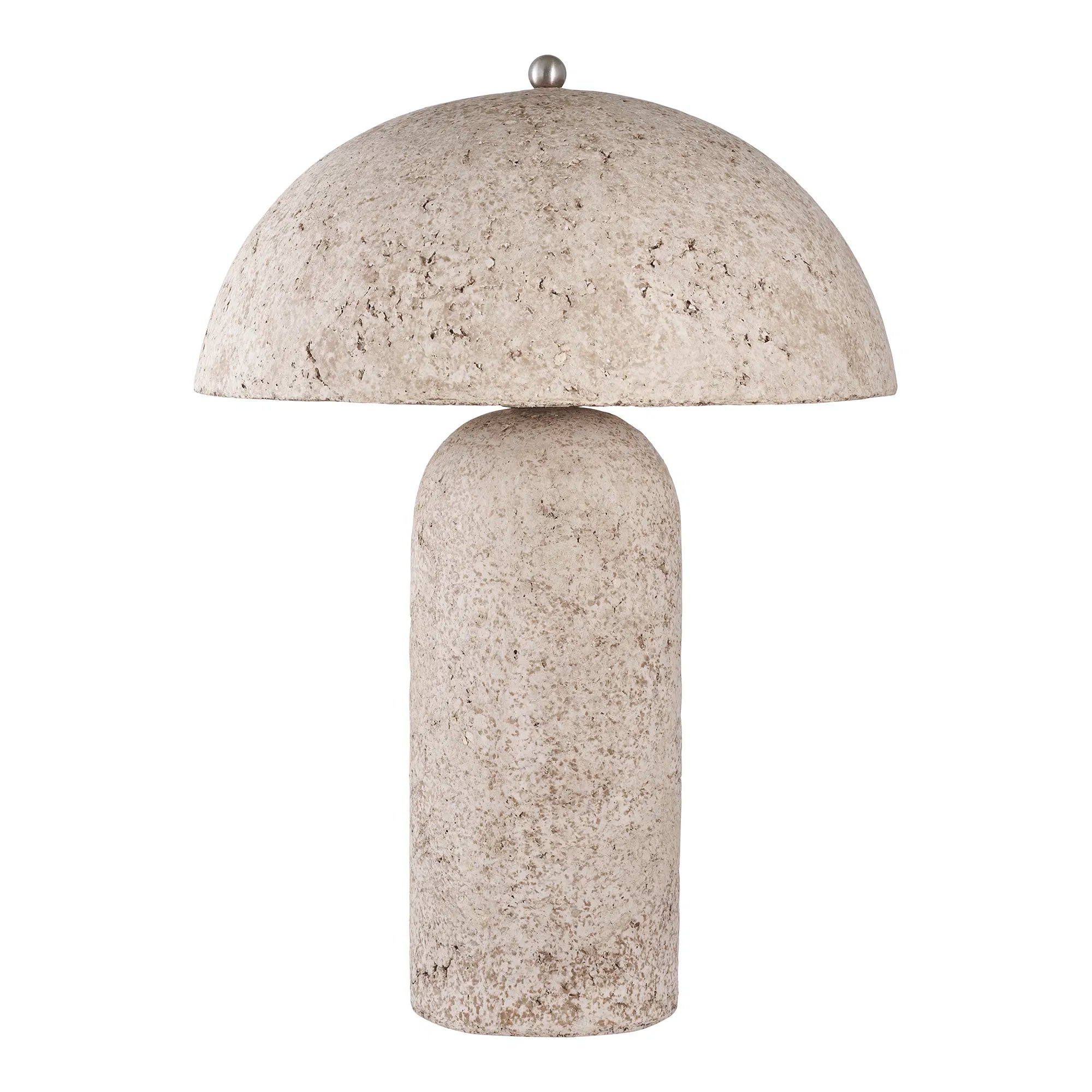 Stolná lampa „Astley“ – Sochársky dizajn v kamennom vzhľade