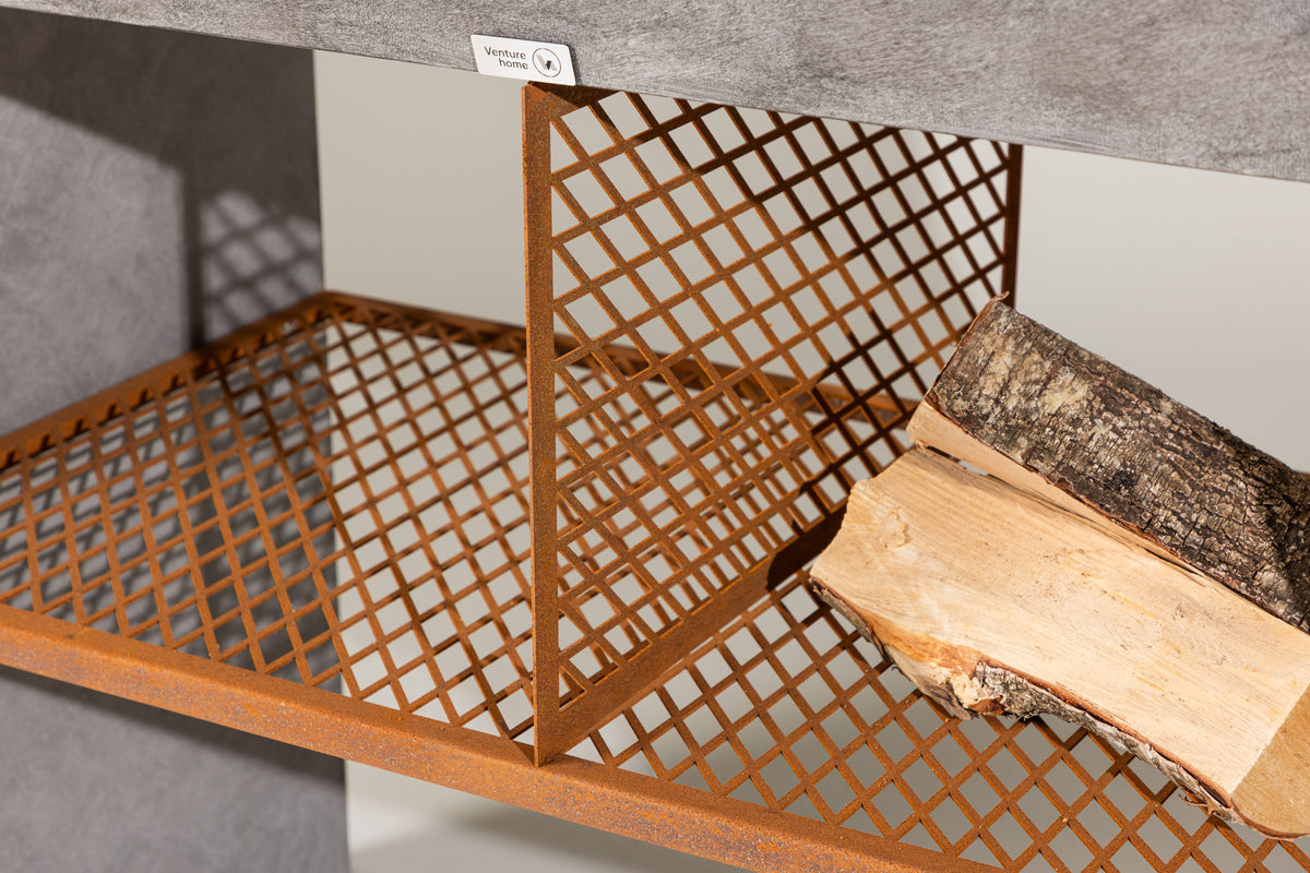 Vonkajšia kuchyňa Sella - z hliníka v svetlosivej vrátane grilu