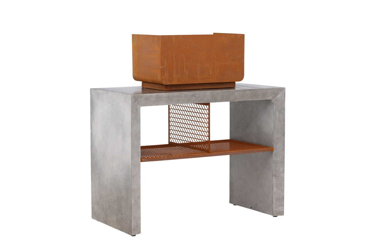 Vonkajšia kuchyňa Sella - z hliníka v svetlosivej vrátane grilu