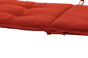 6er Set - Stuhlkissen Philly aus Polyester in Grau, Rot