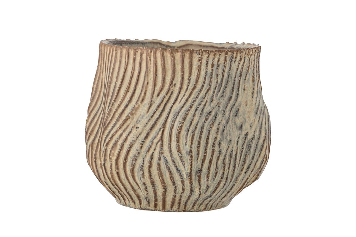 Kvetináč „Terraea“ – Hnedá kamenina