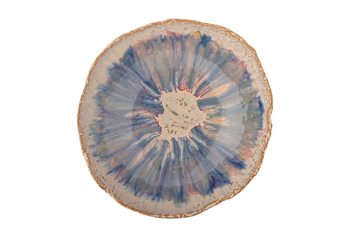 Miska Cebu – kamenina s akvarelovou glazúrou