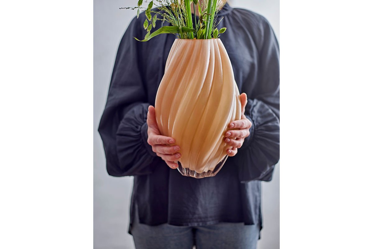 Váza „Kairoa“ – Prírodné farebné sklo