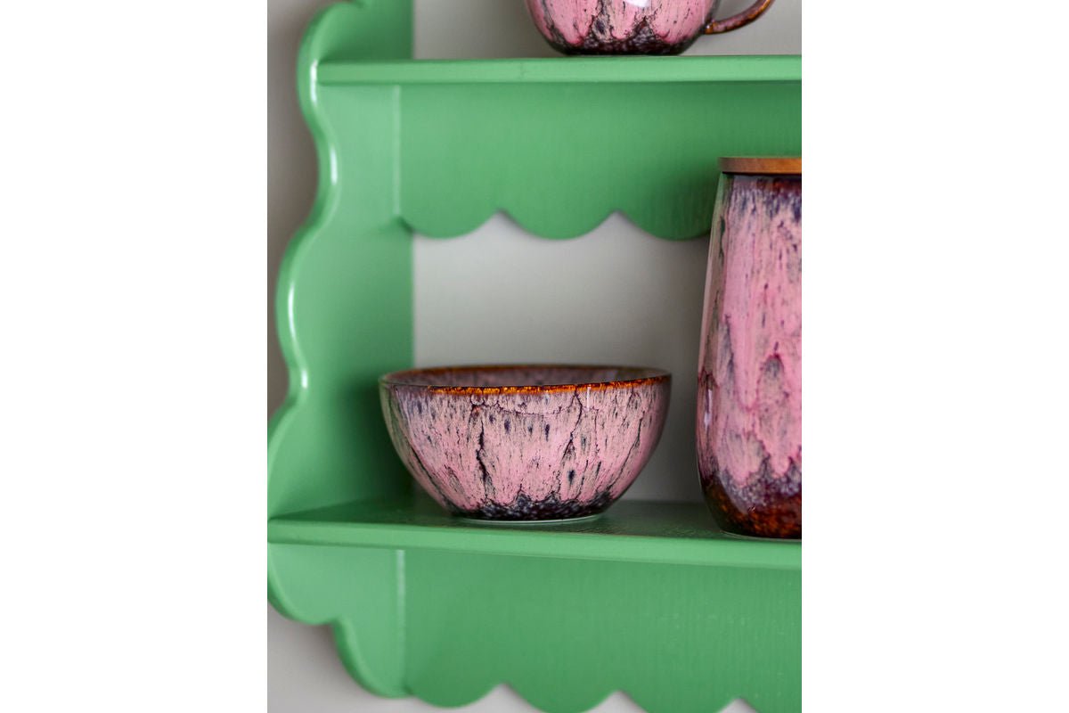 Schalen-Set Kiki – Reaktive Glasur in warmen Rosétönen (4er-Set)