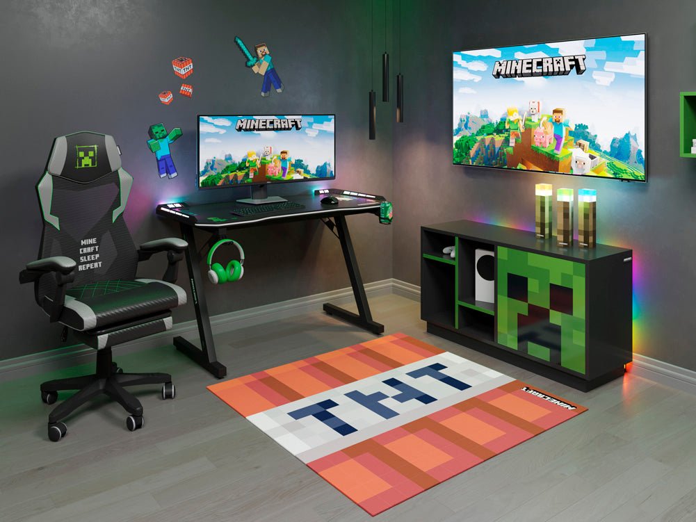 Minecraft koberec „TNT“ – mäkký hrací a dekoračný koberec