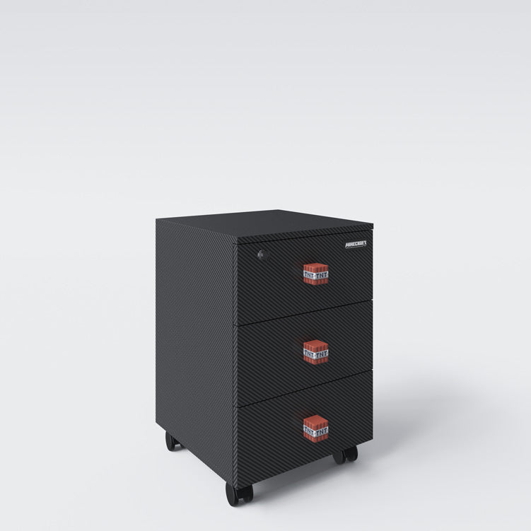 Minecraft pojazdný kontajner „TNT Move“ – s 3 zásuvkami a kolieskami