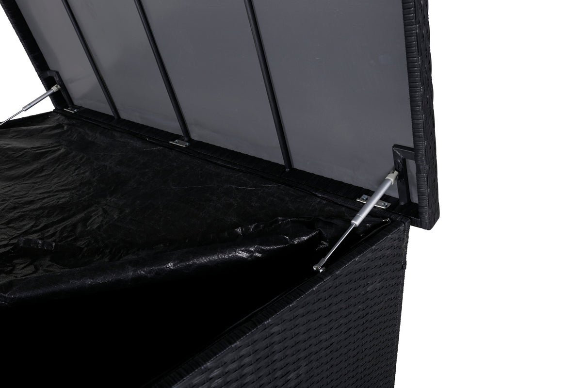 Záhradná box na vankúše Brisbane - K dispozícii v Sivá, Czarny a prírodnej farbe