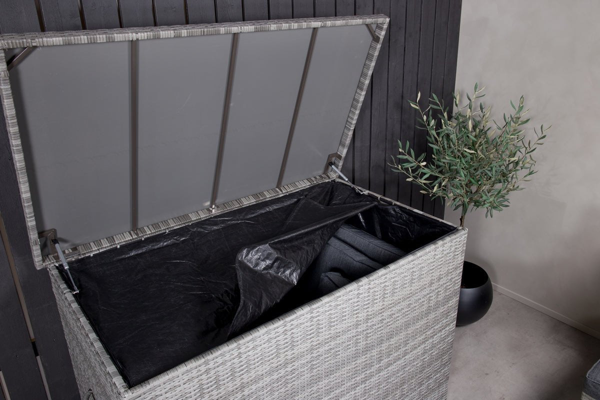Záhradná box na vankúše Brisbane - K dispozícii v Sivá, Czarny a prírodnej farbe