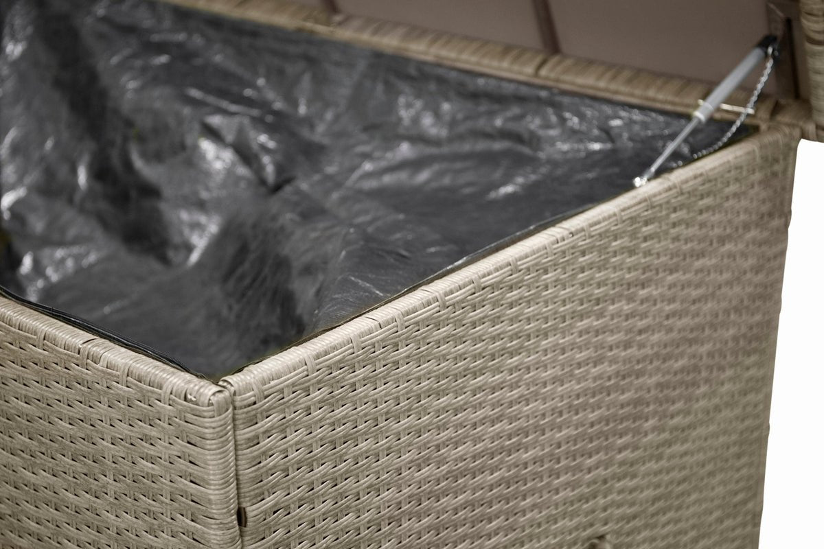 Záhradná box na vankúše Brisbane - K dispozícii v Sivá, Czarny a prírodnej farbe