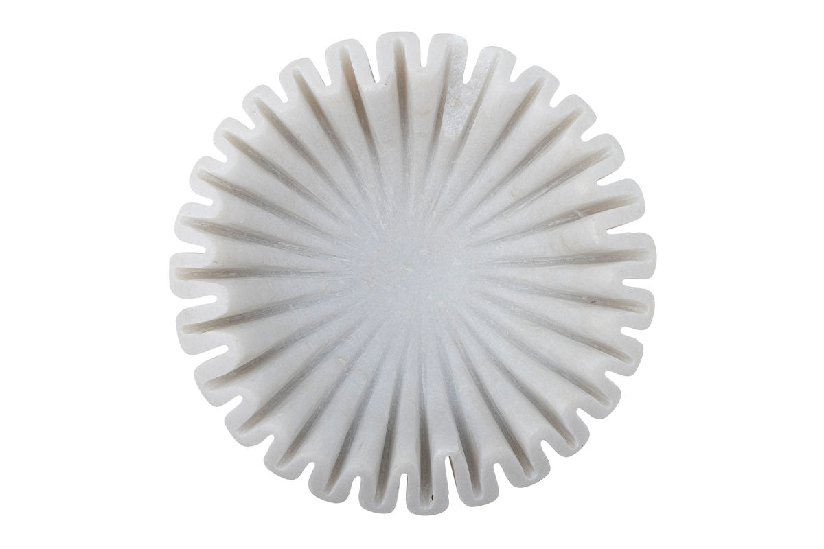 Miska Anira – ručne vyrezávaný biely mramor