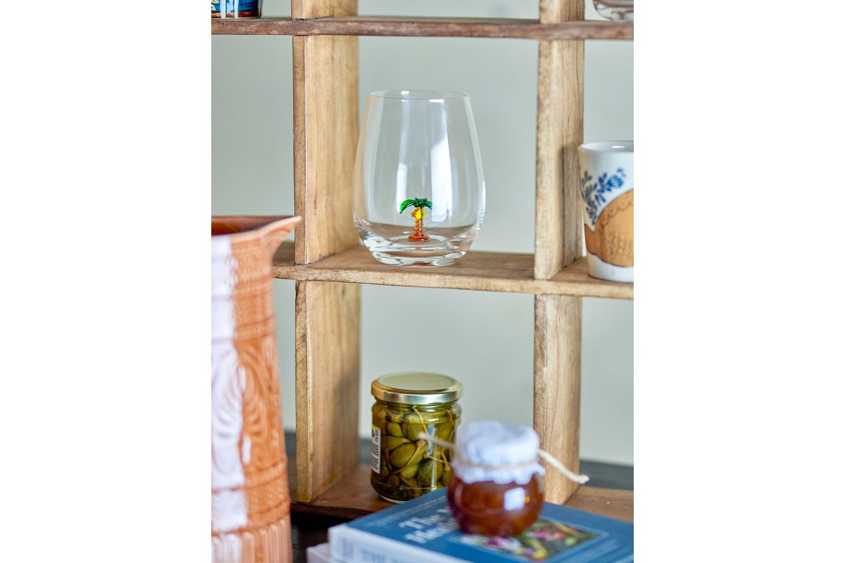 Poháre na pitie Cala – Sklo s ručne vyrobenými figúrkami (sada 4 ks)