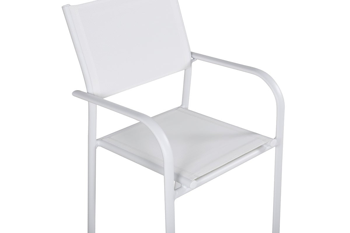 Sada 2 ks - Záhradná stolička Marena z textilénu/hliníka