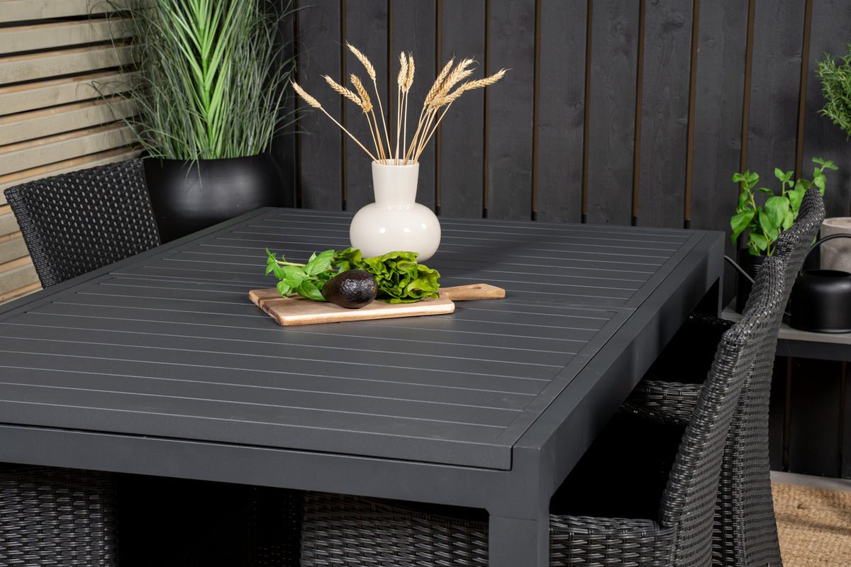 Gartentisch Nohani - ausziehbarer Esstisch gefertigt aus robustem Aluminium