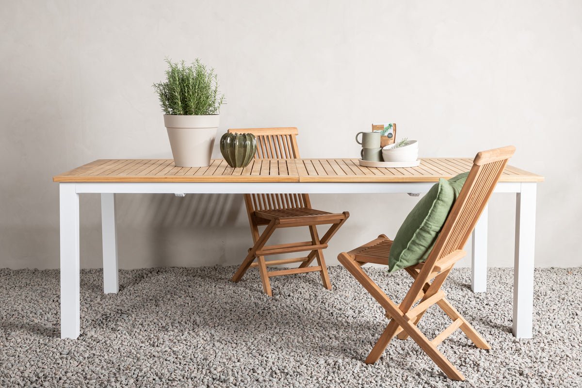 Záhradný stôl Lunea - rozťahovací jedálenský stôl na vonkajšie použitie