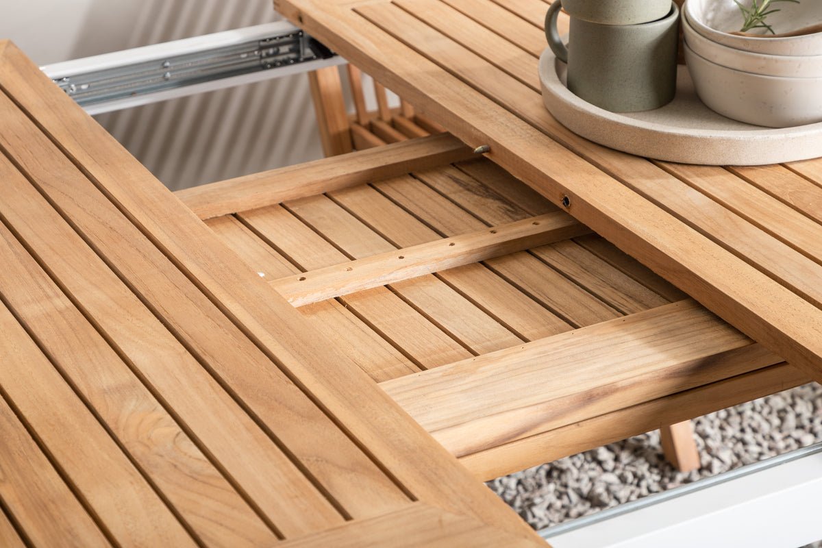 Záhradný stôl Lunea - rozťahovací jedálenský stôl na vonkajšie použitie