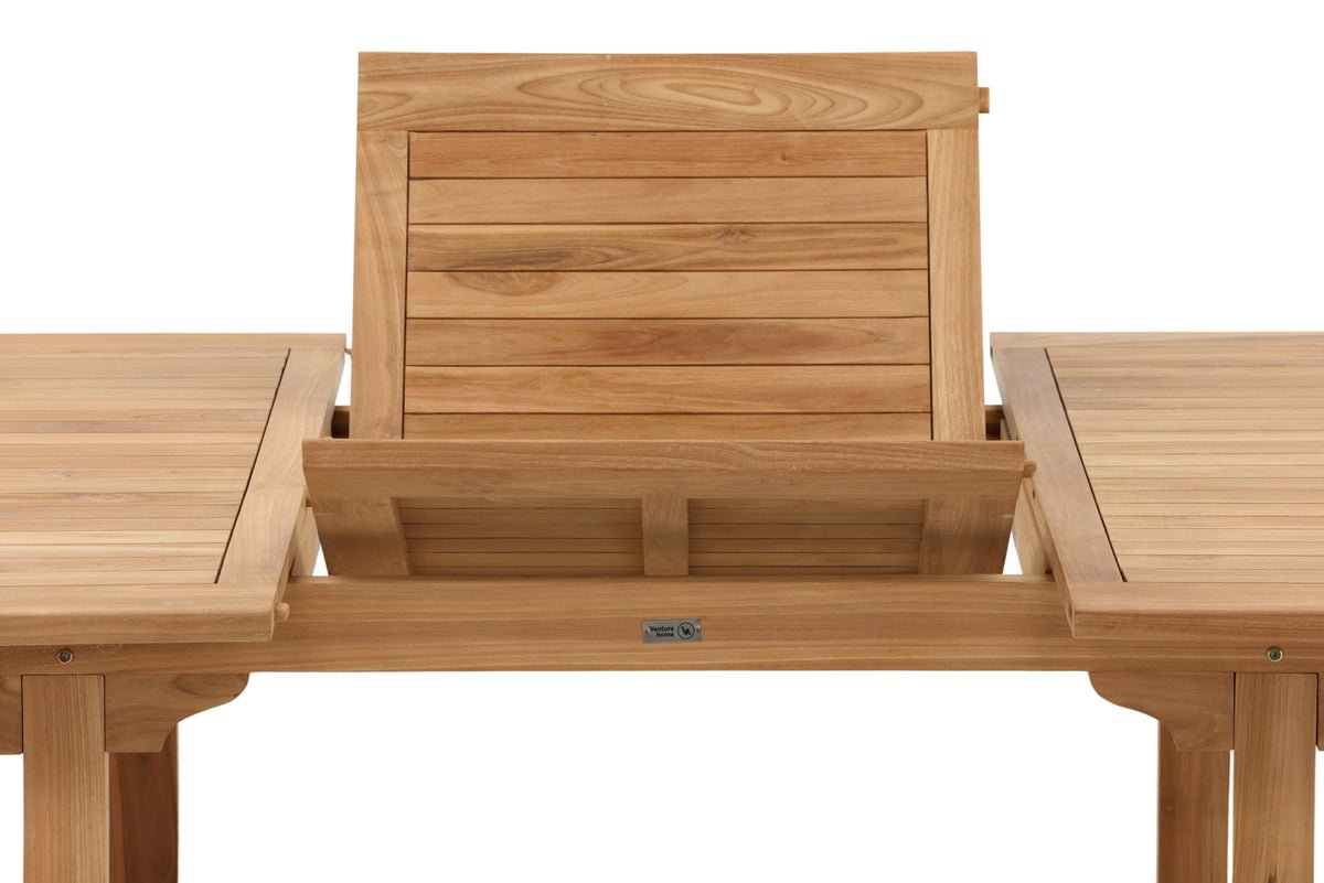 Záhradný stôl Navira - oválny jedálenský stôl z teakového dreva