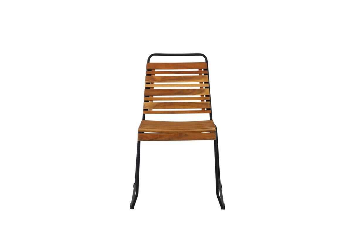 Sada 2 ks - Záhradná stolička Bali z akácie/kovu