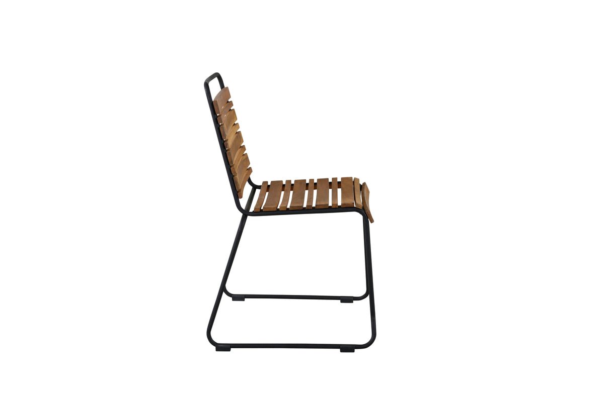 Sada 2 ks - Záhradná stolička Bali z akácie/kovu