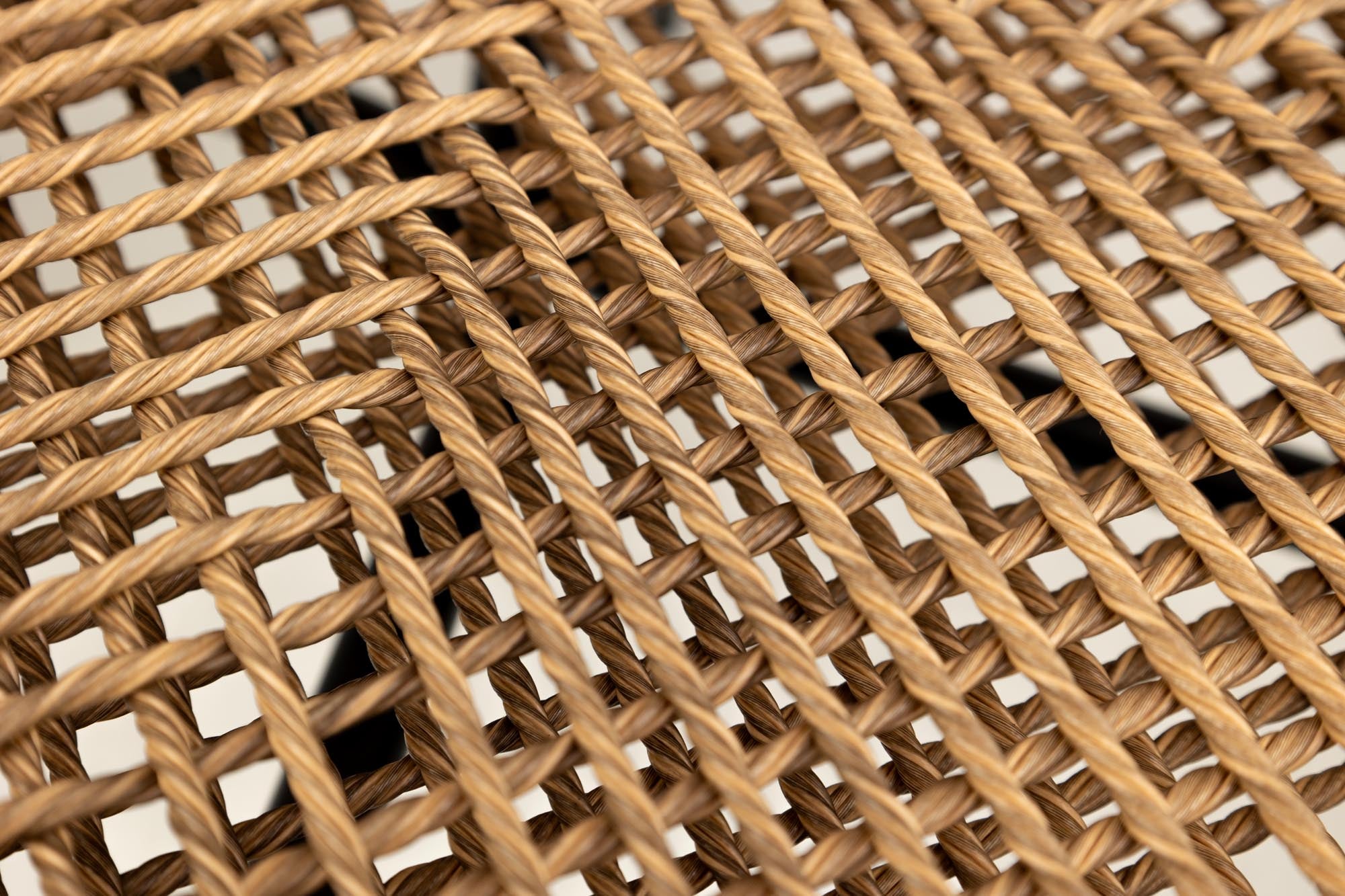 Sada 4 kusov - záhradná stolička Noura Rope Design
