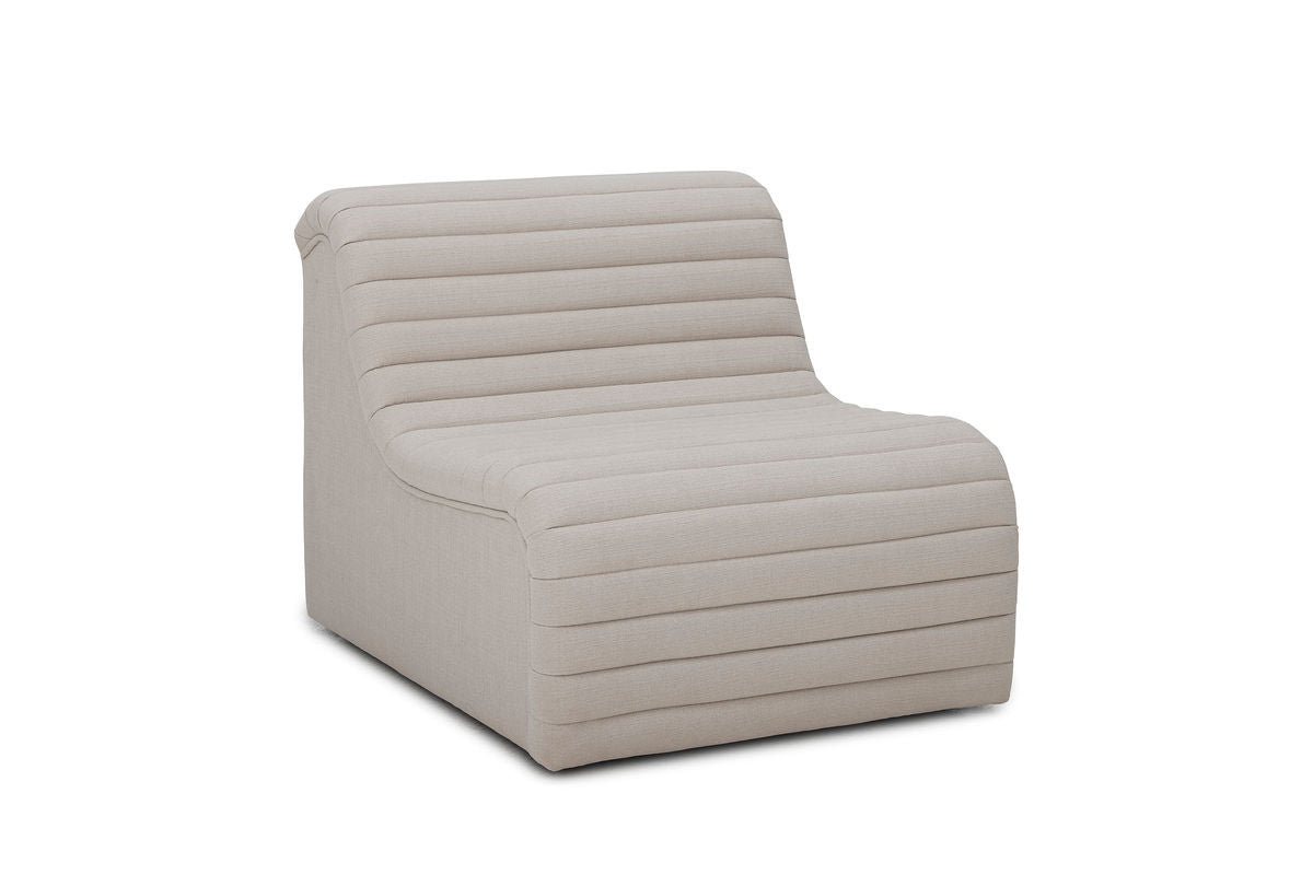 Lounge kreslo Taupe - v modernom retro štýle