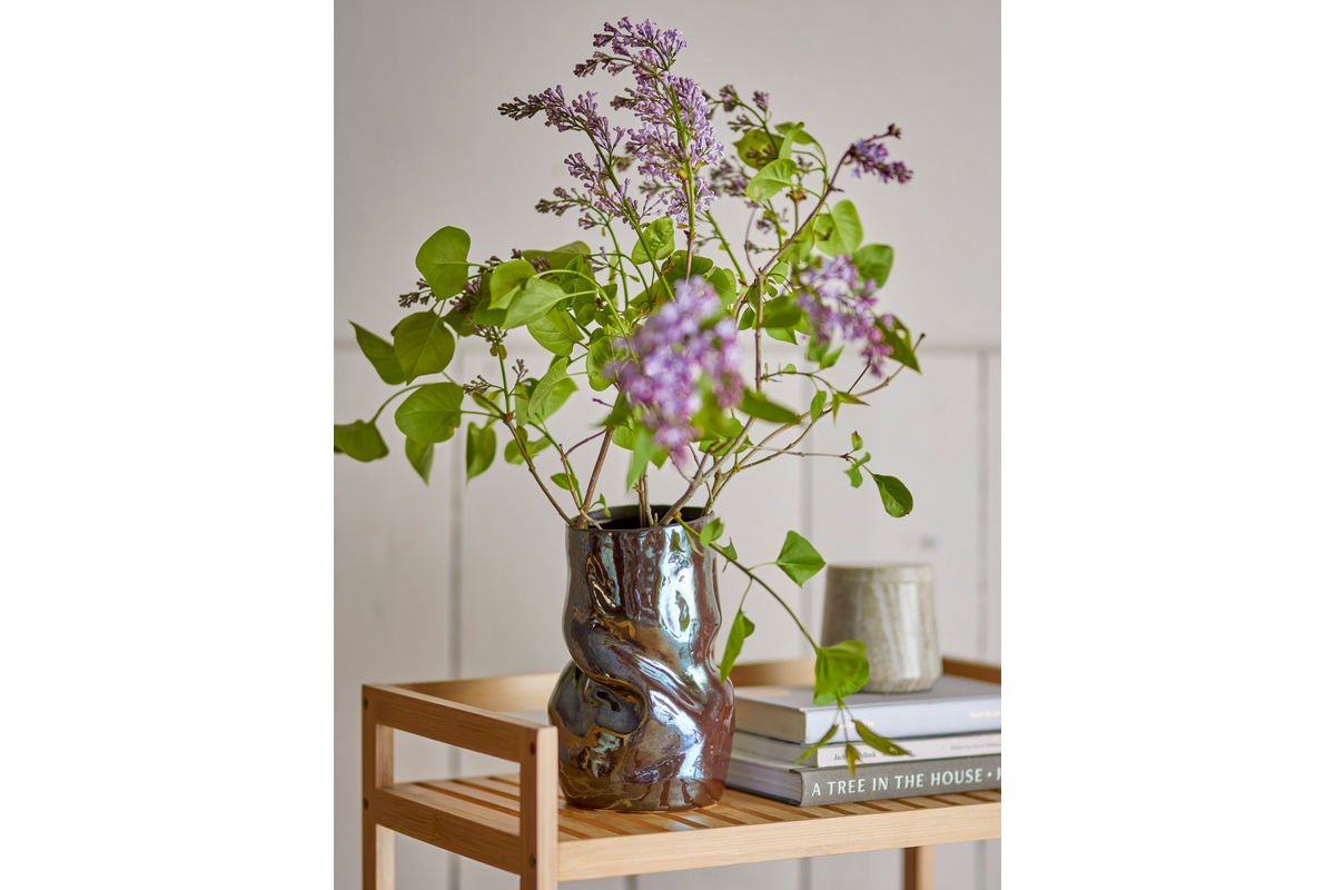 Váza „Alena“ – čierna kamenina