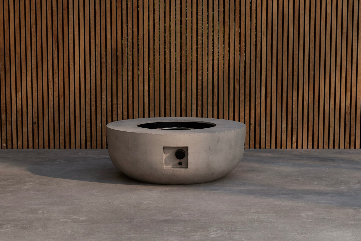 Ohnisko Neva - v okrúhlom tvare z šedého vláknocementu