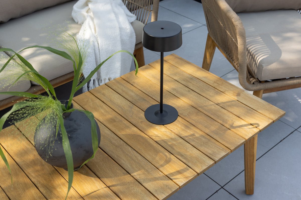 Záhradná sedacia súprava Perano – 4-dielna súprava v béžovej farbe