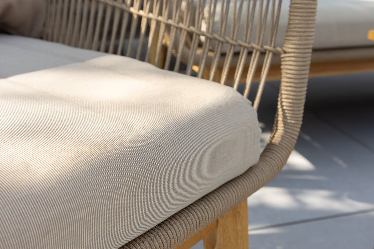 Záhradná sedacia súprava Perano – 4-dielna súprava v béžovej farbe