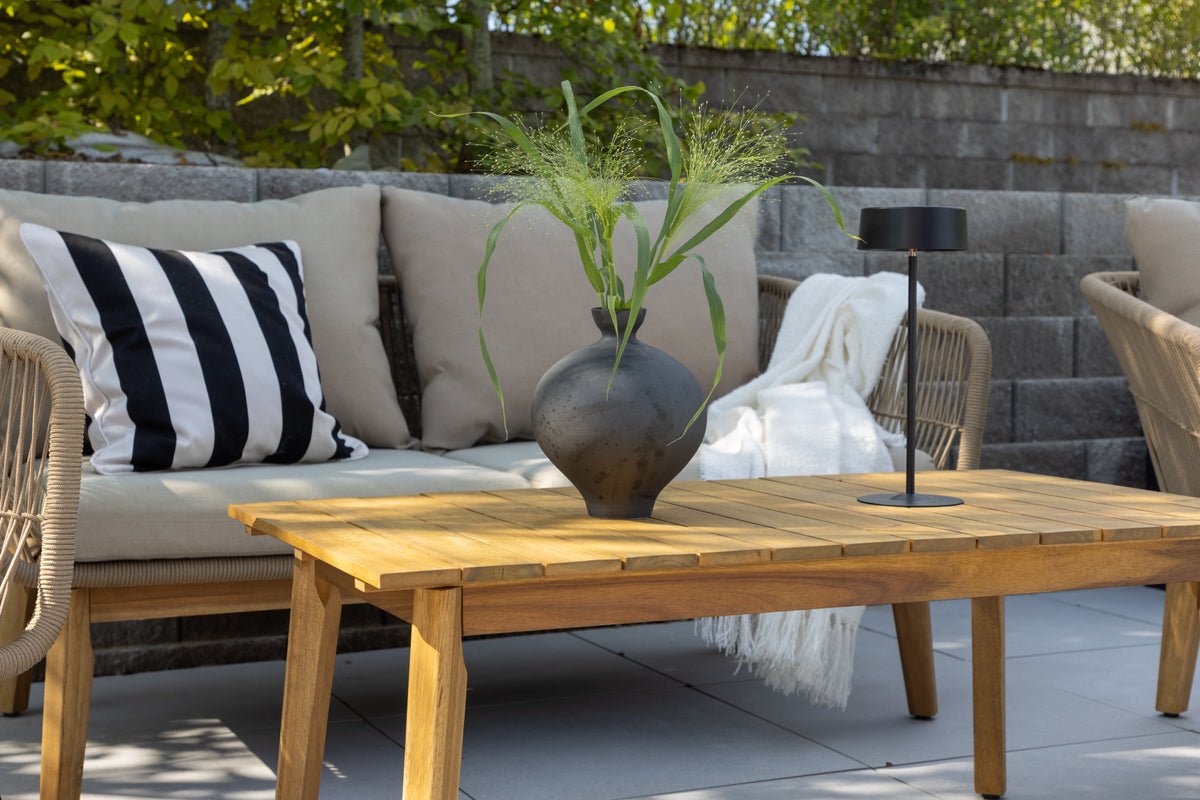 Záhradná sedacia súprava Perano – 4-dielna súprava v béžovej farbe