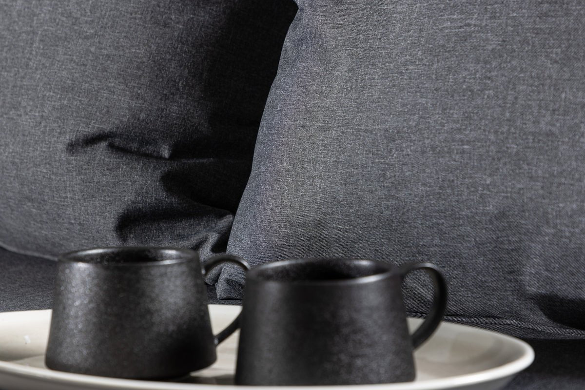 Záhradná sedacia súprava Renavo – 2-dielna súprava z akácie a polyesteru