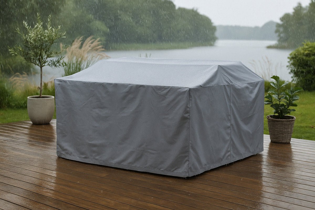 Poťah na nábytok Hannibal - z šedej nepremokavej polyesterovej látky