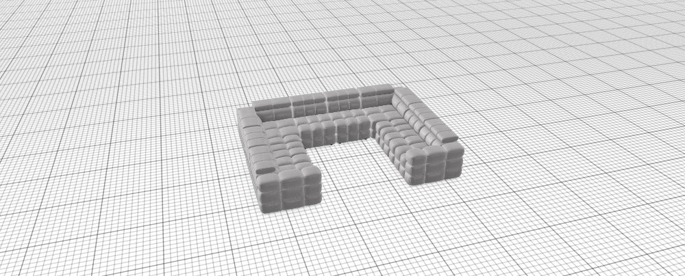 Modulárny gauč Buffalo - Tvoja vysnívaná konfigurácia PM1T30